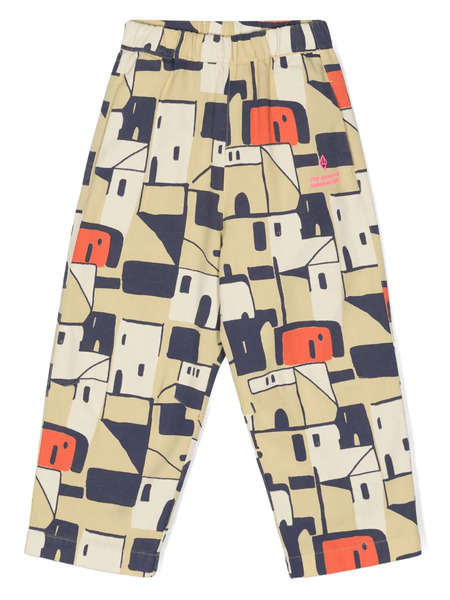  The Animals Observatory Elephant Canvas Trousers - Yellow 