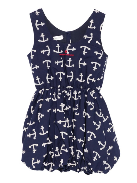  The Animals Observatory Flamingo Anchor-print Dress - Blue 