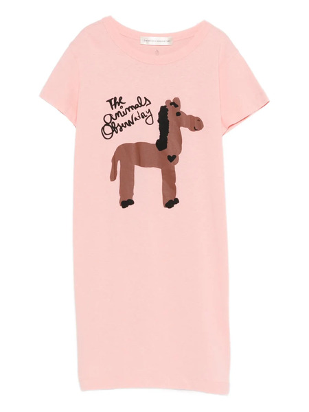  The Animals Observatory Gorilla Dress - Pink 