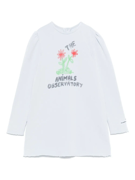  The Animals Observatory Graphic-print Dress - Blue 