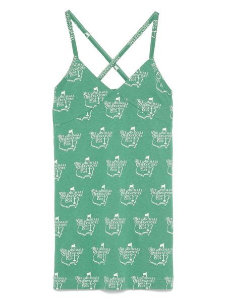  The Animals Observatory Graphic-print Dress - Green 