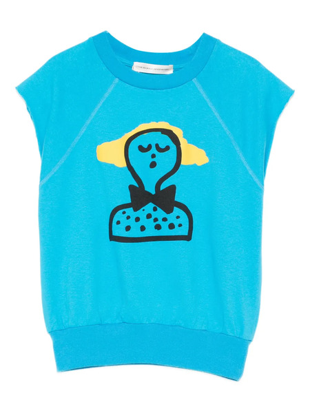  The Animals Observatory Graphic-print Sleeveless T-shirt - Blue 