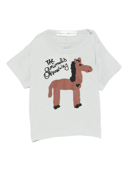  The Animals Observatory Graphic Print Top - Blue 