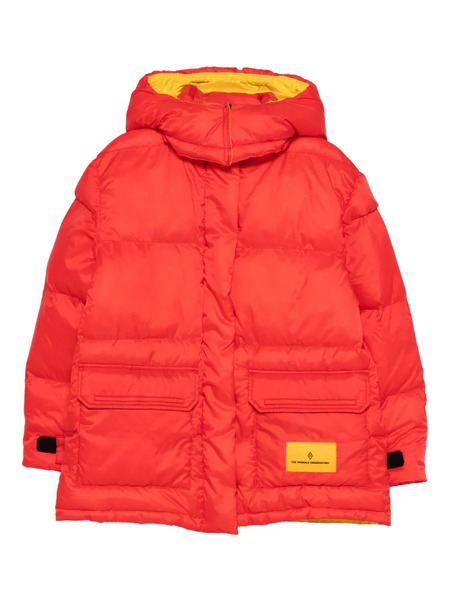  The Animals Observatory Hooded Puffer Jacket - Red 