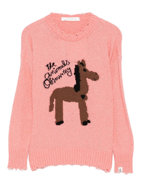  The Animals Observatory Horse Graphic Top - Pink 
