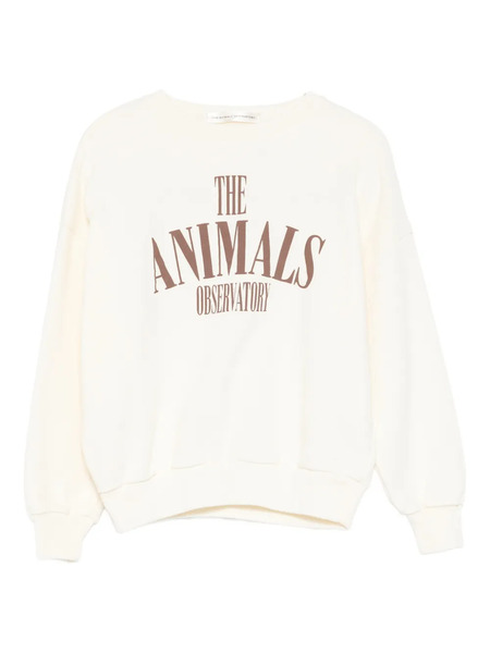  The Animals Observatory Killifish Logo-print Sweatshirt - Neutrals 