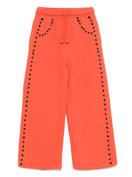  The Animals Observatory Polka-dot Sweatpants - Orange 