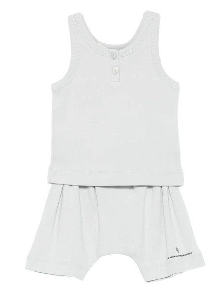  The Animals Observatory Sleeveless Elasticated-waist Shorts Set - Blue 