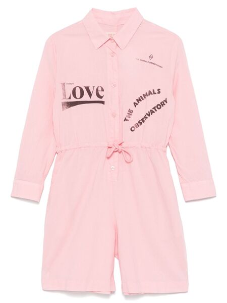  The Animals Observatory Squirrel Jumpsuit - Pink 