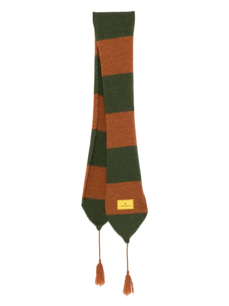  The Animals Observatory Striped Scarf - Brown 