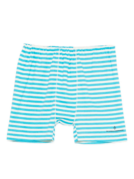  The Animals Observatory Striped Shorts - Blue 