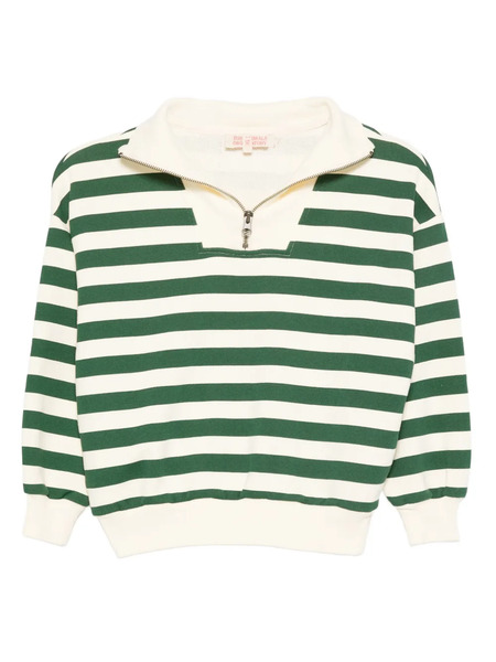  The Animals Observatory Striped Sweatshirt - Green 