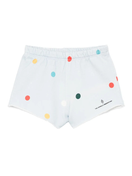  The Animals Observatory Turtledove Polka-dot Frayed Shorts - Blue 