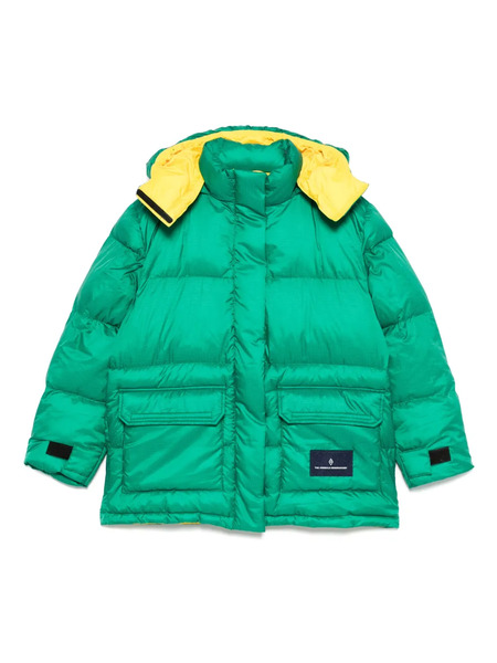  The Animals Observatory Zip-up Quilted Jacket - Green 