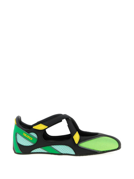  The Attico Adjustable Strap Ballet Flats - Black 