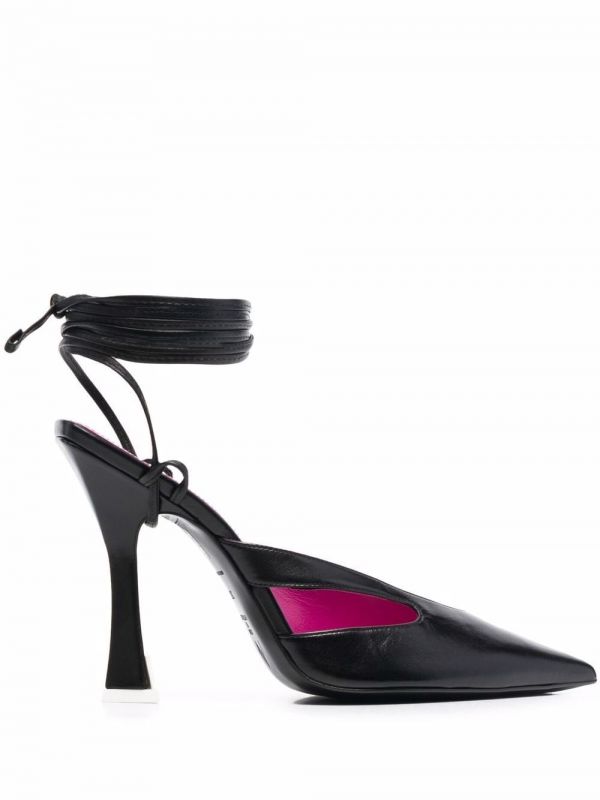  The Attico Ankle-wrap Pumps - Black 