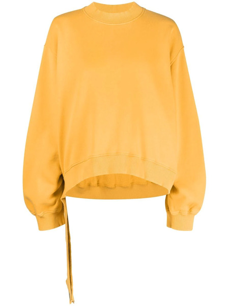  The Attico Asymmetric-hem Sweatshirt - Orange 