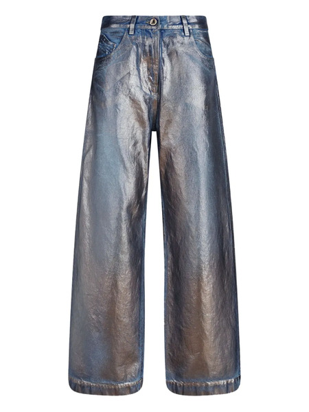  The Attico Belt-loops Jeans - Silver 