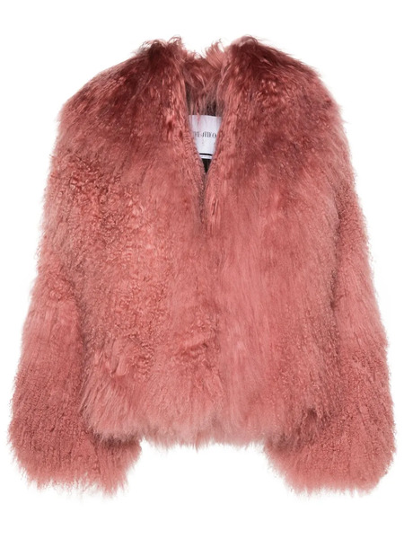  The Attico Brushed Shearling Jacket - Pink 