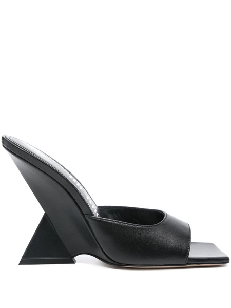  The Attico Cheope Heeled Sandals - Black 