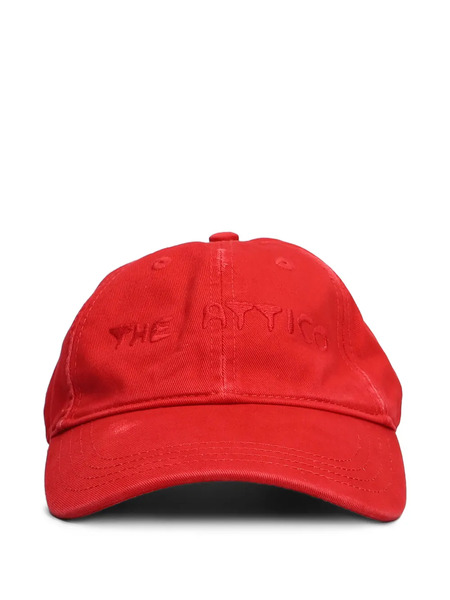  The Attico Cotton Cap - Red 