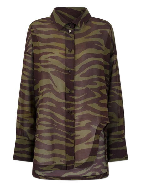  The Attico Estate Meravigliosa Shirt - Brown 
