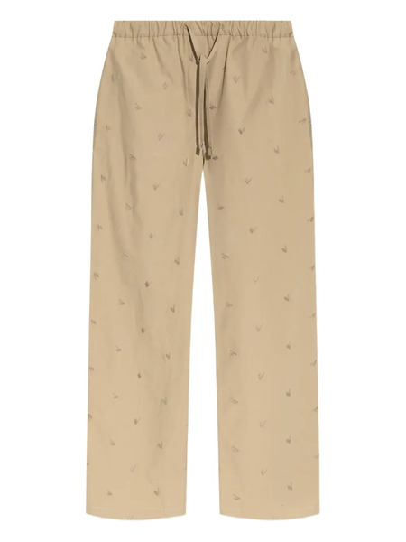  The Attico Estate Meravigliosa Straight-leg Trousers - Neutrals 