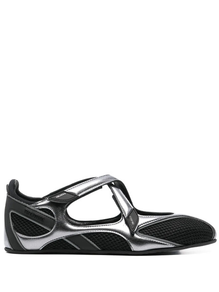  The Attico Floor 01 Ballet Flats - Black 