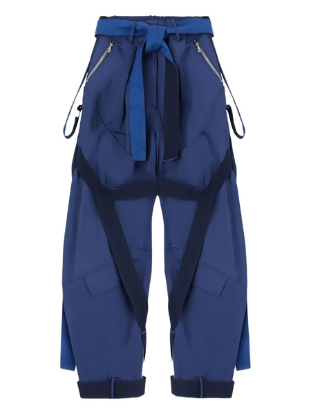  The Attico High-waisted Trousers - Blue 