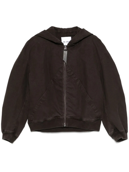  The Attico Hooded Bomber Jacket - Brown 
