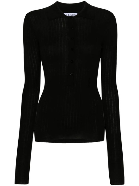  The Attico Knitted Sweater - Black 