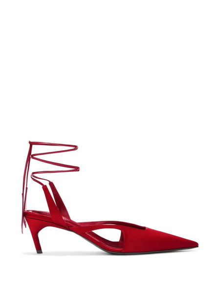  The Attico Lace-up Slingback Pumps - Red 