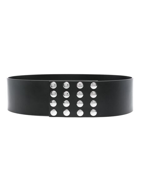  The Attico Leather Belt - Black 