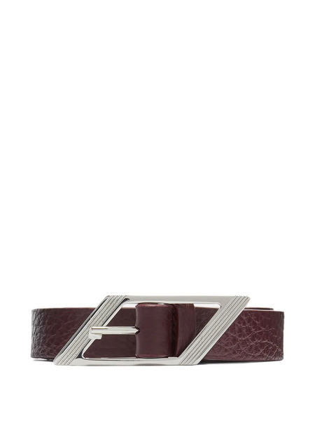  The Attico Leather Buckle Belt - Brown 