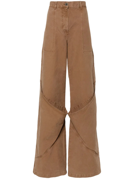  The Attico Long Trousers - Brown 