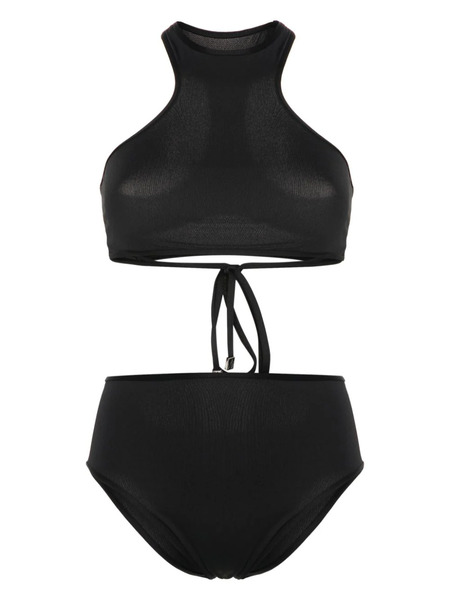  The Attico Mesh-panelling Bikini - Black 