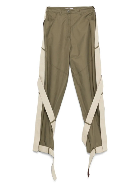  The Attico Multi-string Trousers - Green 