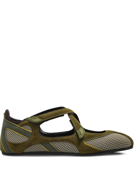  The Attico Nomad Ballet Flats - Green 