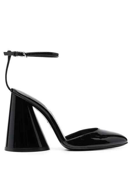  The Attico Pointed-toe Leather Pumps - Black 