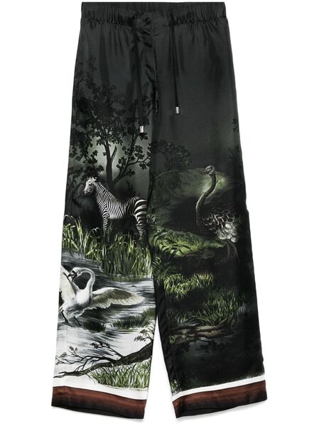  The Attico Printed Trousers - Grey 