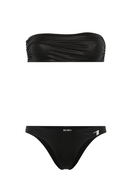  The Attico Rubberised-logo Bikini - Black 