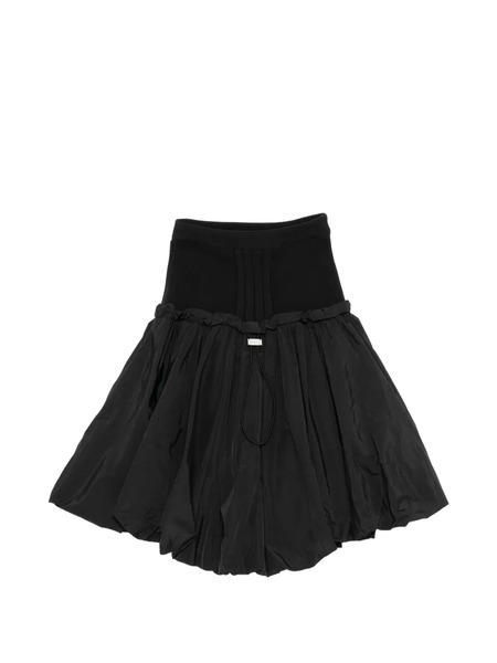  The Attico Ruffled Mini Skirt - Black 