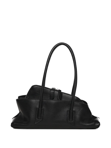  The Attico Zip Shoulder Bag - Black 