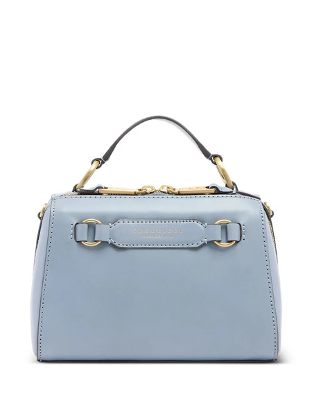  The Bridge Leather Tote Bag - Blue 