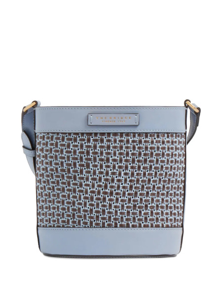  The Bridge Luna Woven Cross Body Bag - Blue 