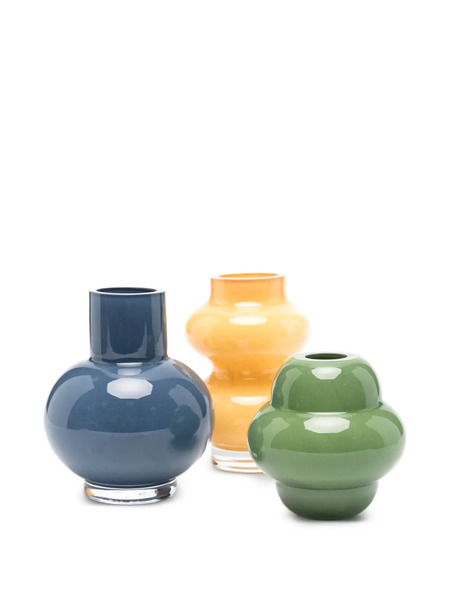  The Conran Shop Form Mini Vases (set Of Three) - Blue 