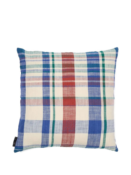  The Conran Shop Marabar Checked-pattern Cushion - Neutrals 