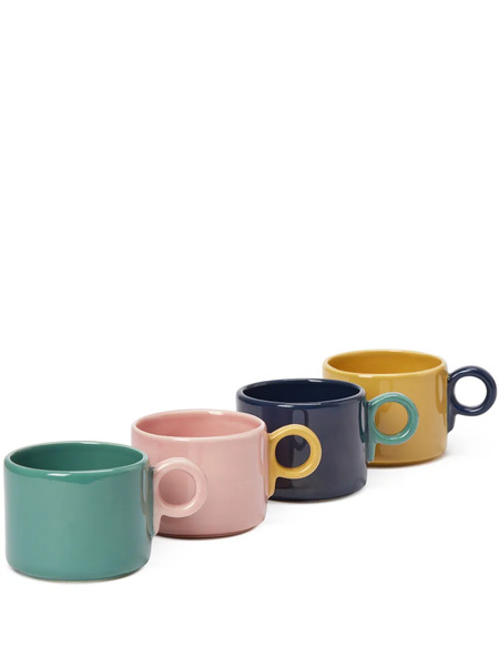  The Conran Shop Pop Mug (set Of Four) - Blue 