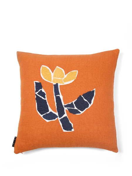  The Conran Shop Solitary Flower Cushion - Orange 
