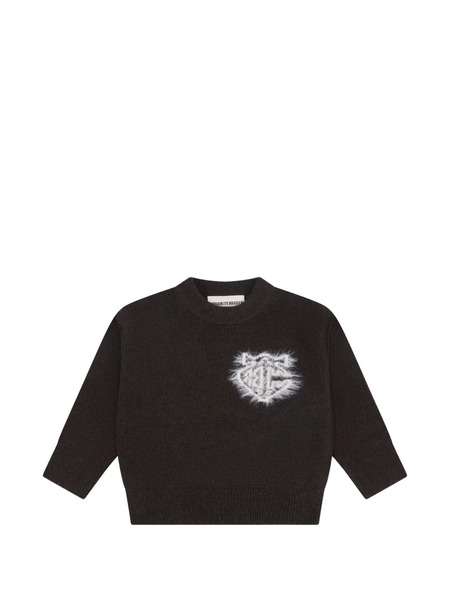  The Couture Club Kids Crew-neck Sweater - Brown 
